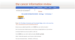 Desktop Screenshot of cancerinforeview.com